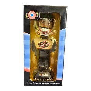 NEW Bobby Labonte NASCAR Interstate Batteries #18 Bobble Dobbles Bobblehead 7"